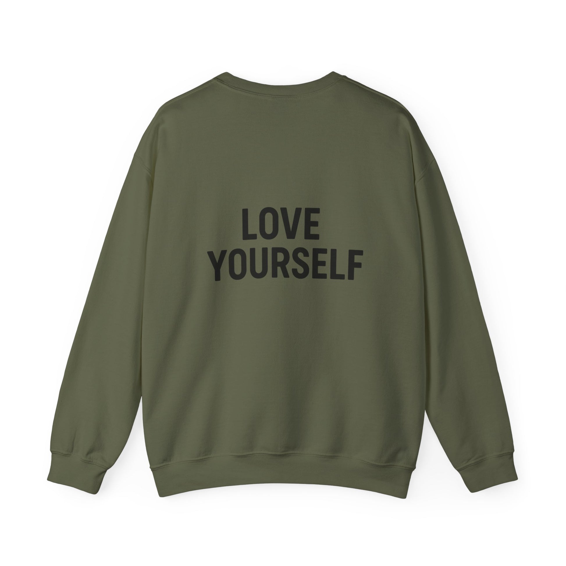 Love Yourself Sweatshirt, Unisex Crewneck, Inspirational Gift, Self-Love Apparel, Cozy Casual Wear, Perfect for Any Occasion - Toddcraft