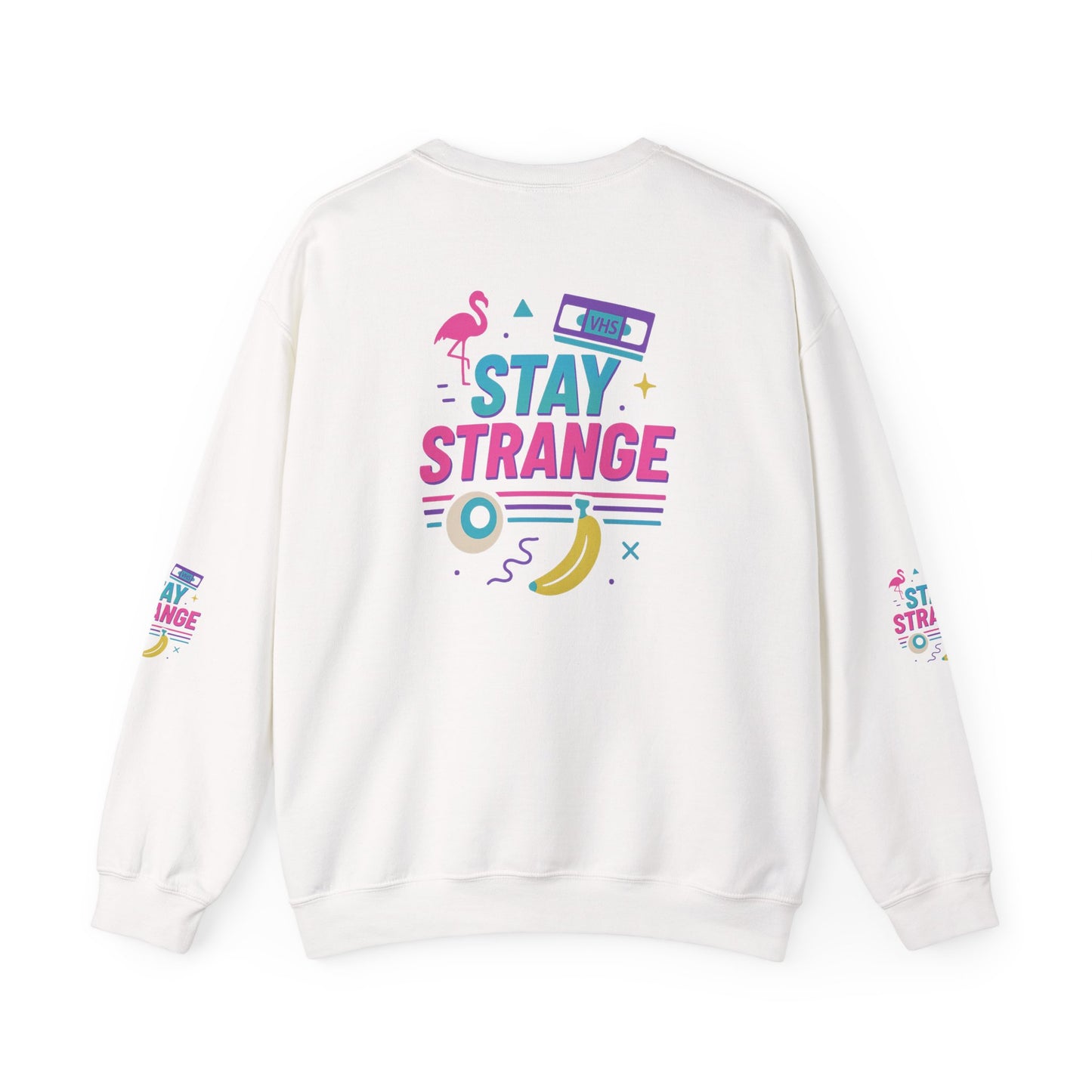 Stay Strange Unisex Crewneck Sweatshirt, Trendy Sweatshirt, Gift for Chill Vibe Lovers, Unisex Fashion, Retro Inspired Apparel - Toddcraft