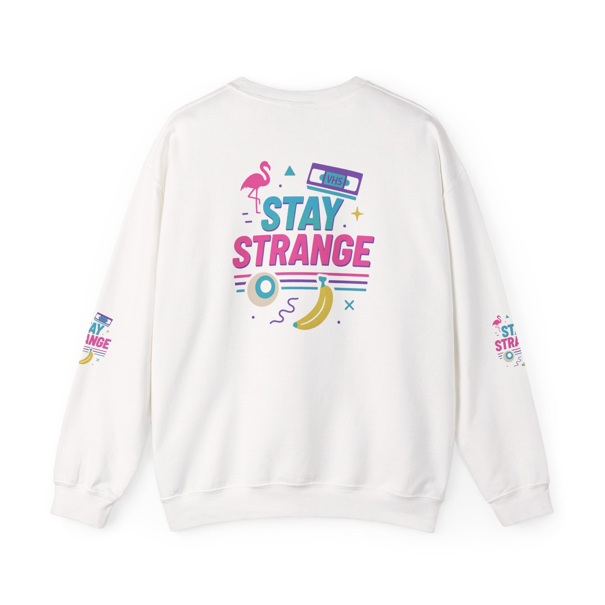Stay Strange Unisex Crewneck Sweatshirt, Trendy Sweatshirt, Gift for Chill Vibe Lovers, Unisex Fashion, Retro Inspired Apparel - Toddcraft