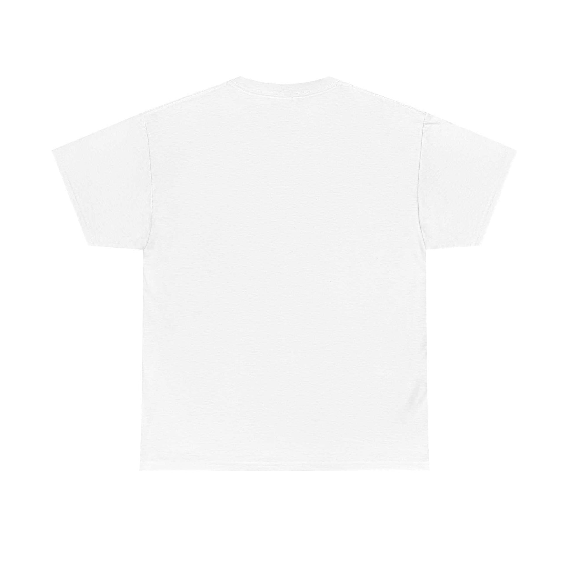 Unisex heavy cotton tee with dog lover design, classic fit, crew neckline.