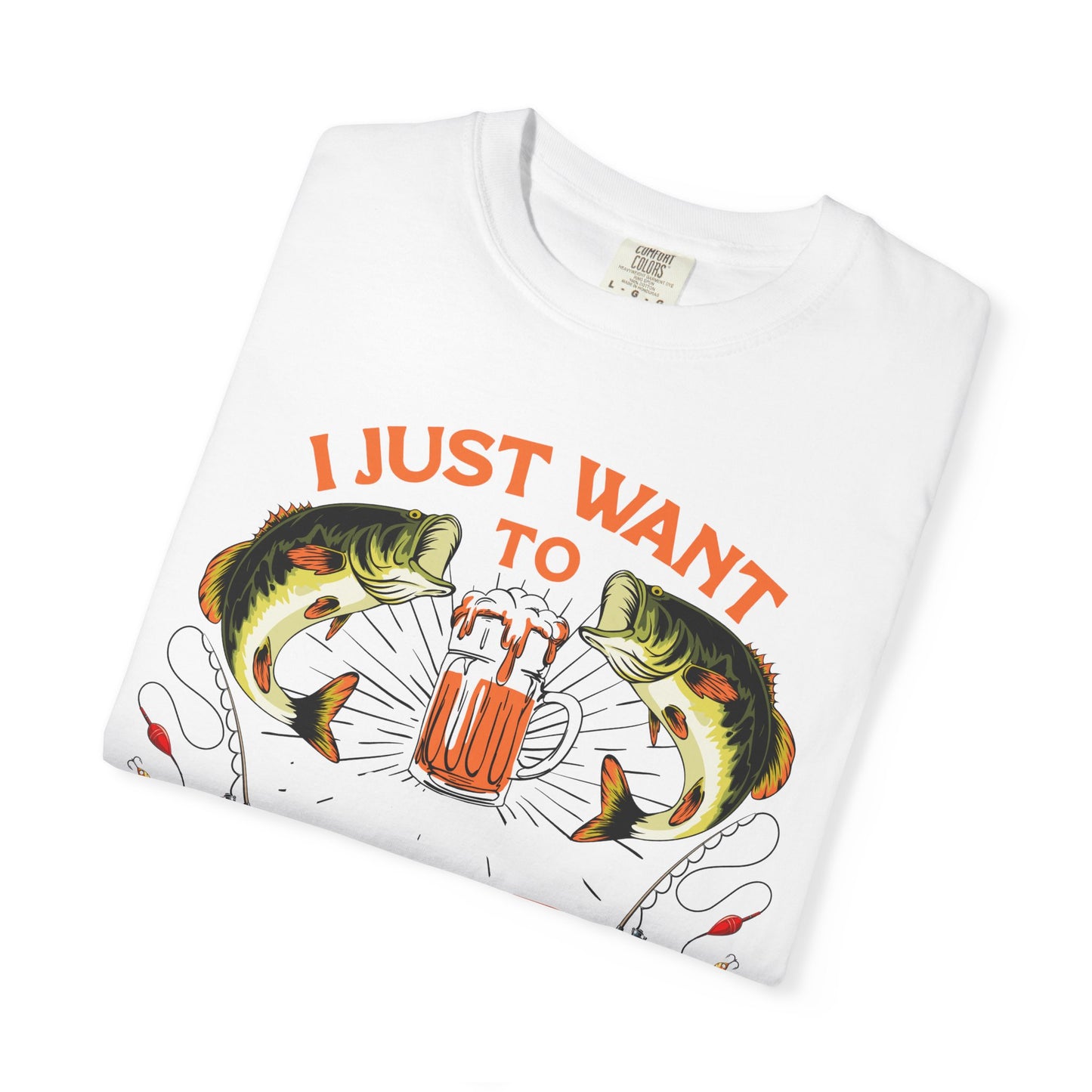 Fishing Enthusiast T-Shirt, I Just Want to Beer Tee, Gifts for Fishermen, Beer Lover's Apparel, Outdoor Adventure Shirt, Funny Fishing [...] - Toddcraft