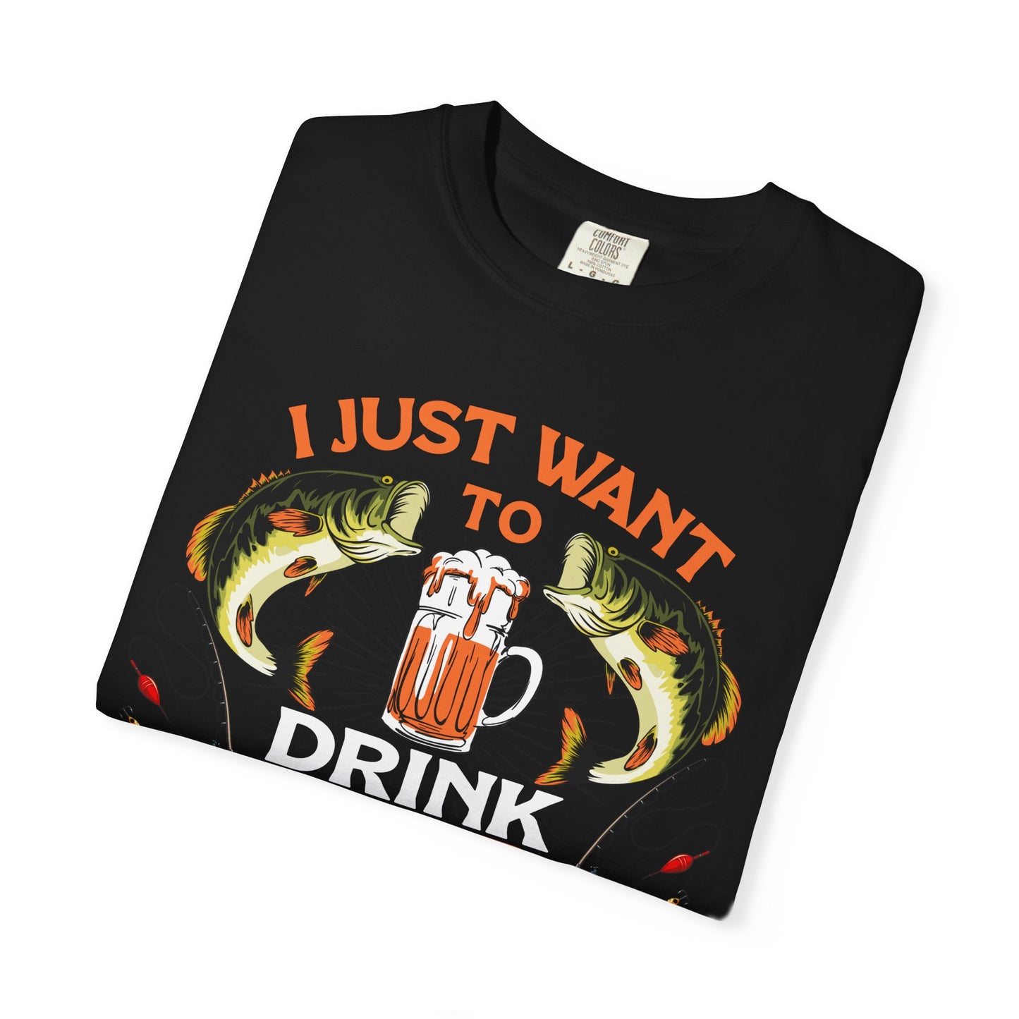 Fishing Enthusiast T-Shirt, I Just Want to Beer Tee, Gifts for Fishermen, Beer Lover's Apparel, Outdoor Adventure Shirt, Funny Fishing [...] - Toddcraft