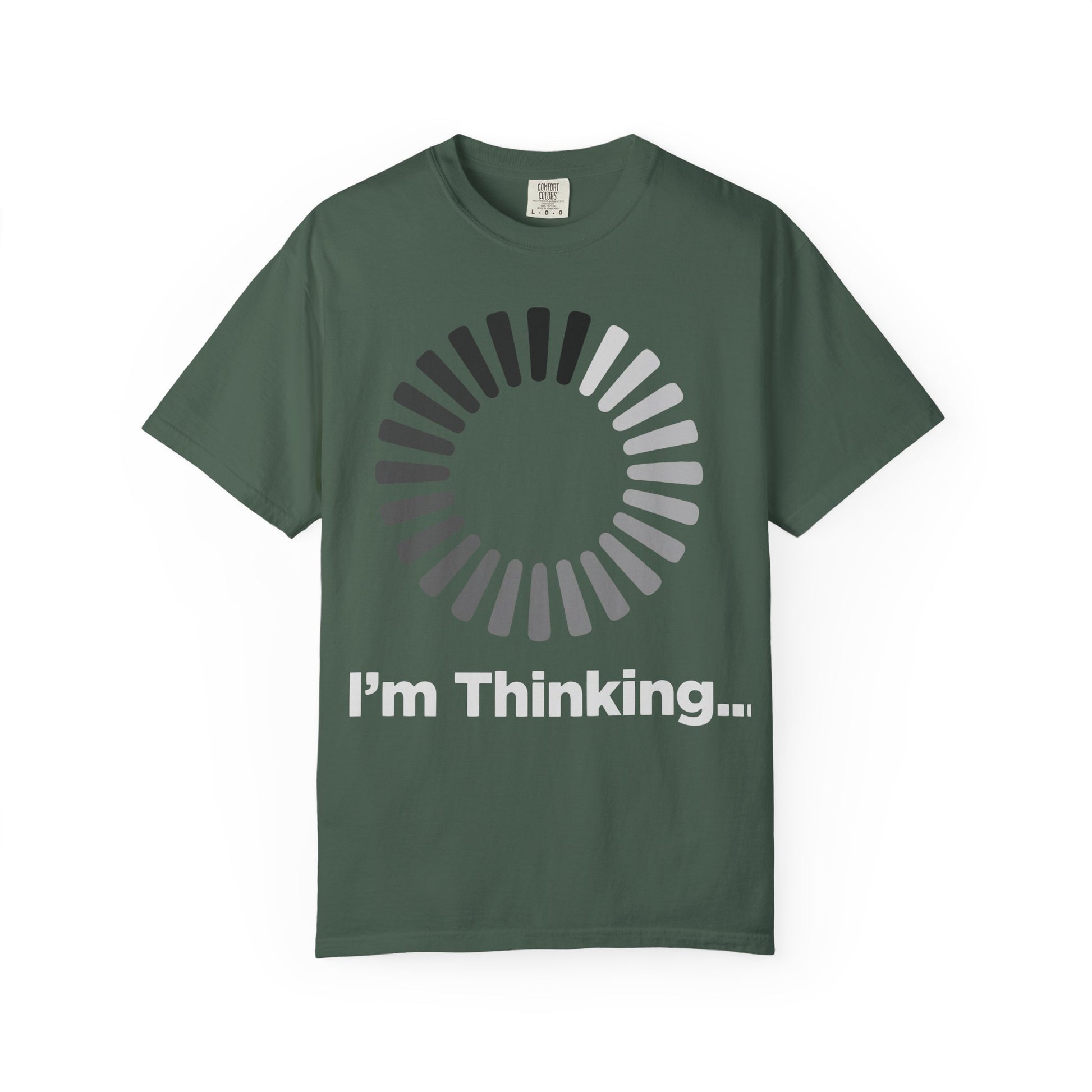 Thinking Graphic T-Shirt - Unisex Garment-Dyed Tee - Toddcraft