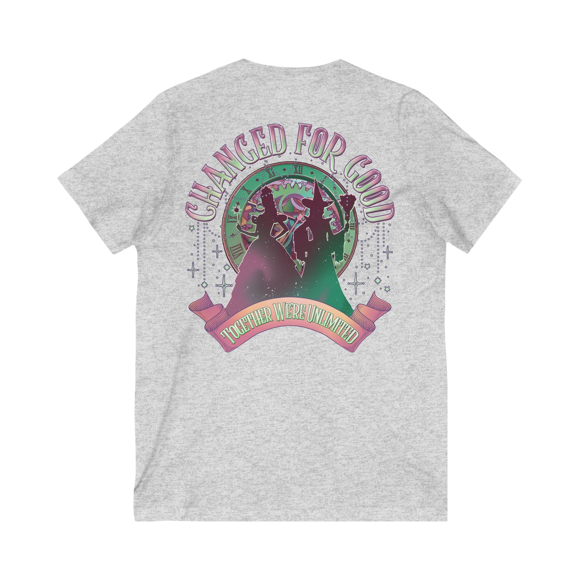 Empowering Change V-Neck Tee, Feminist T-Shirt, Positive Vibes Shirt, Inspirational Gift, Casual Wear, Confidence Boost - Toddcraft