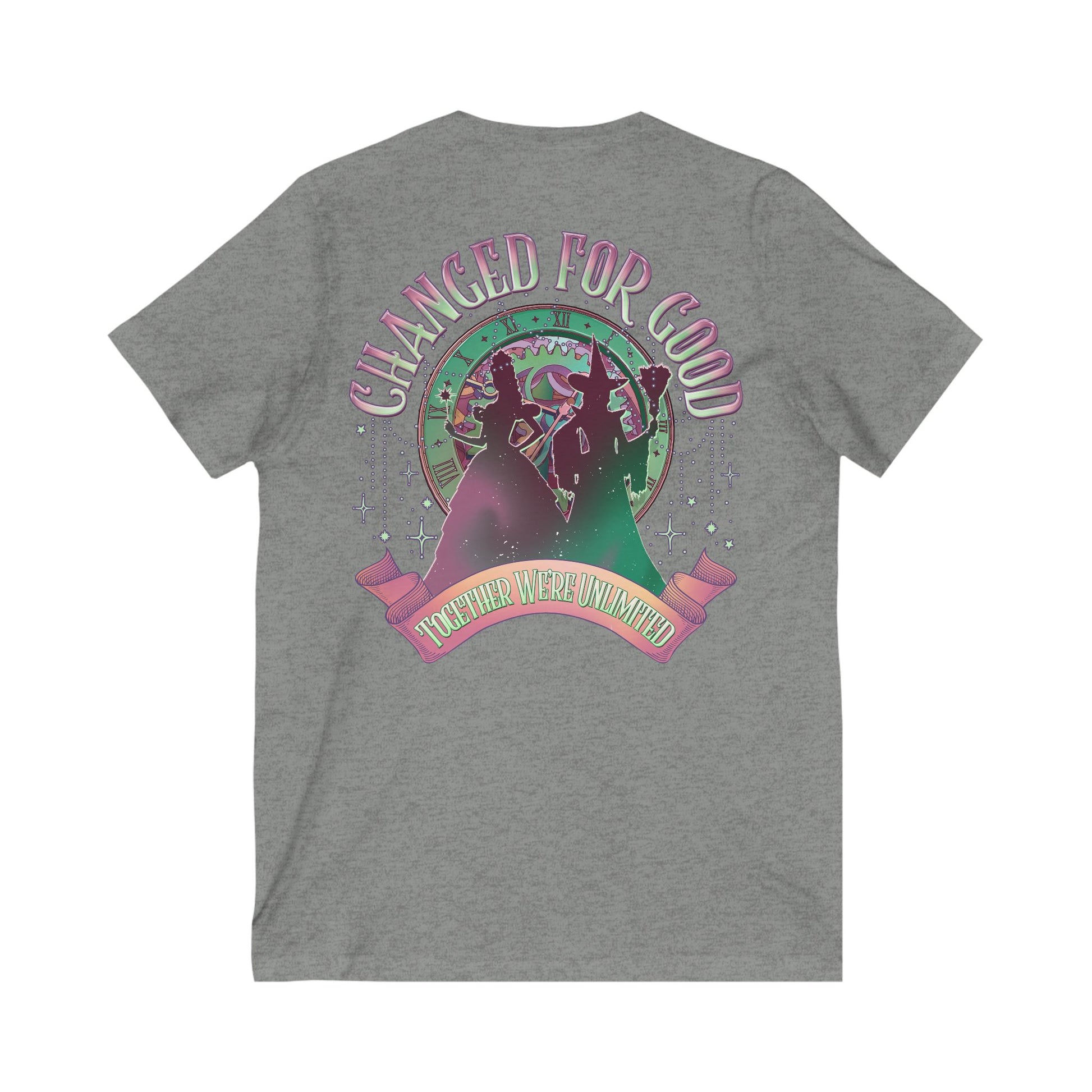 Empowering Change V-Neck Tee, Feminist T-Shirt, Positive Vibes Shirt, Inspirational Gift, Casual Wear, Confidence Boost - Toddcraft