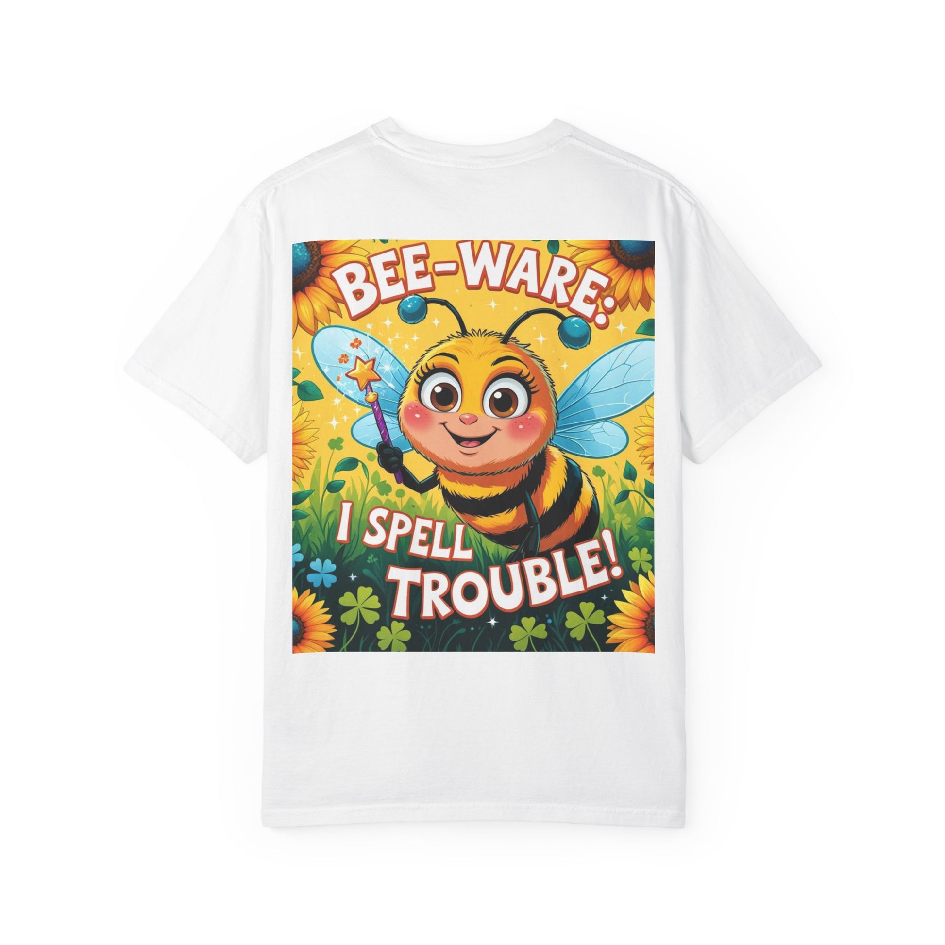 Bee-Ware Fun T-Shirt, Cute Bee T-Shirt, Unisex Graphic Tee, Gift for Bee Lovers, Funny Insect Apparel, Summer Fashion Tee - Toddcraft