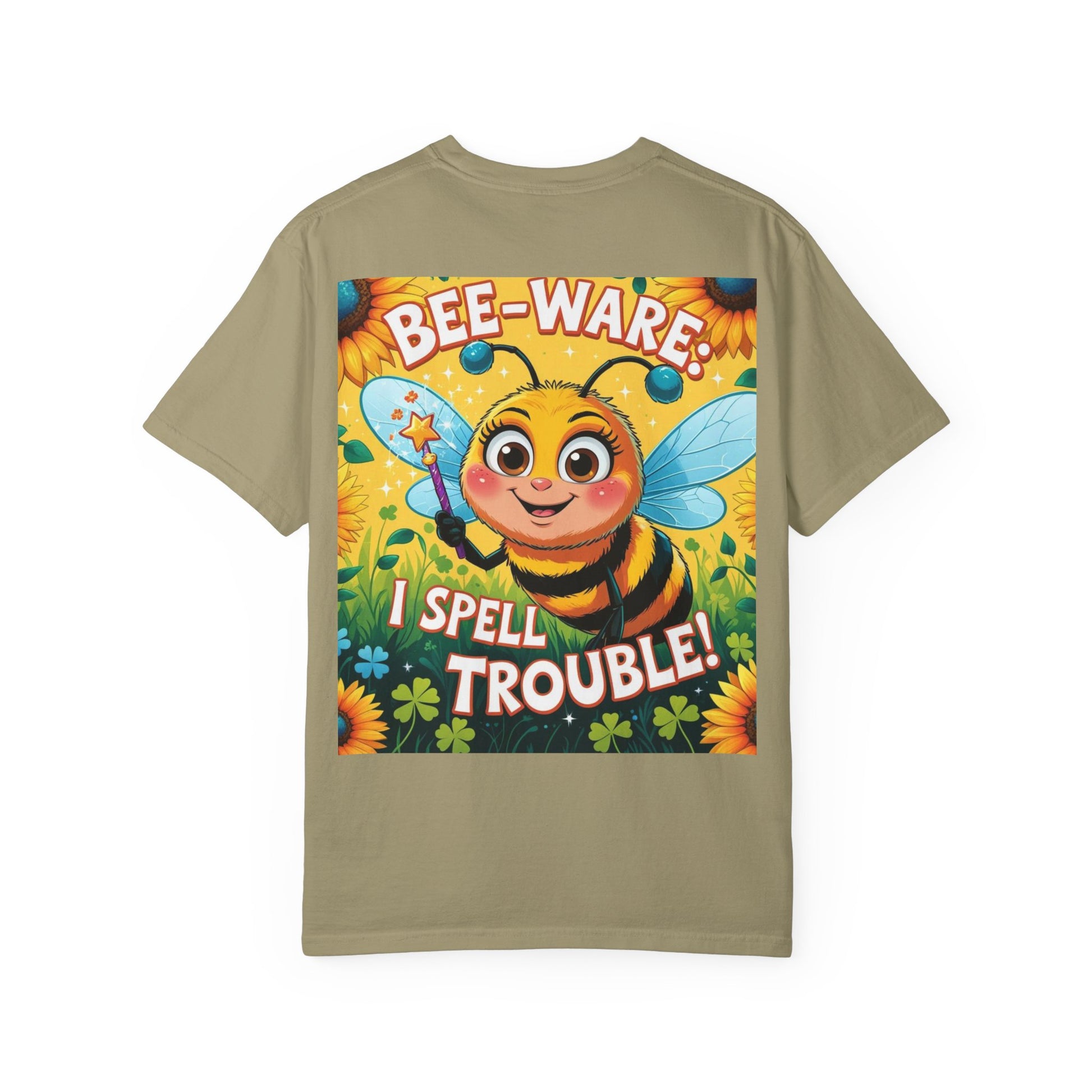 Bee-Ware Fun T-Shirt, Cute Bee T-Shirt, Unisex Graphic Tee, Gift for Bee Lovers, Funny Insect Apparel, Summer Fashion Tee - Toddcraft