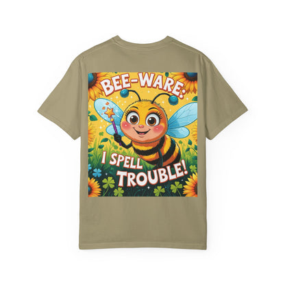 Bee-Ware Fun T-Shirt, Cute Bee T-Shirt, Unisex Graphic Tee, Gift for Bee Lovers, Funny Insect Apparel, Summer Fashion Tee - Toddcraft
