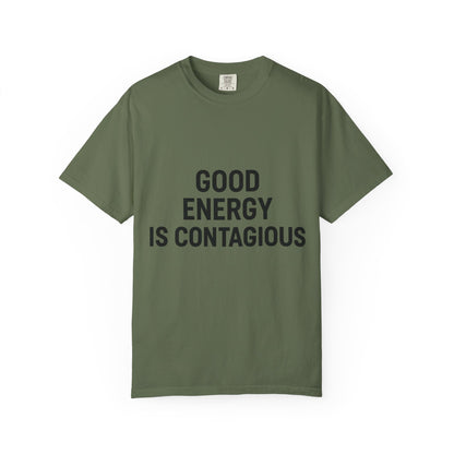 Good Energy Unisex T-Shirt, Positive Vibes Tee, Casual Summer Shirt, Gift for Friends, Inspirational Apparel - Toddcraft
