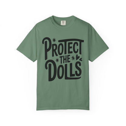 Protect the Dolls Unisex T-Shirt, Gift for Doll Lovers, Statement Tee, Casual Wear, Vintage Style Shirt - Toddcraft