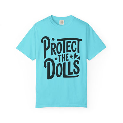 Protect the Dolls Unisex T-Shirt, Gift for Doll Lovers, Statement Tee, Casual Wear, Vintage Style Shirt - Toddcraft