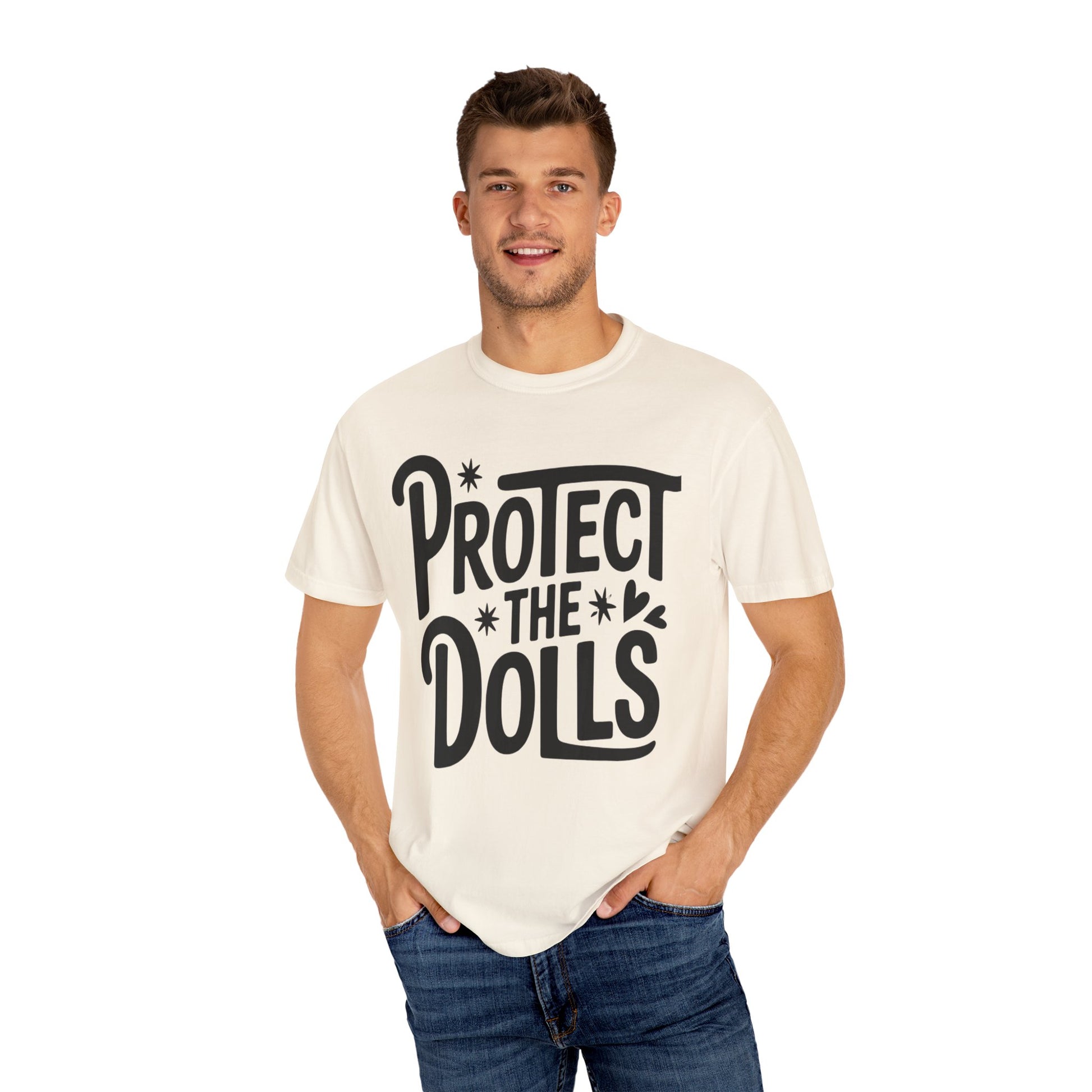 Protect the Dolls Unisex T-Shirt, Gift for Doll Lovers, Statement Tee, Casual Wear, Vintage Style Shirt - Toddcraft
