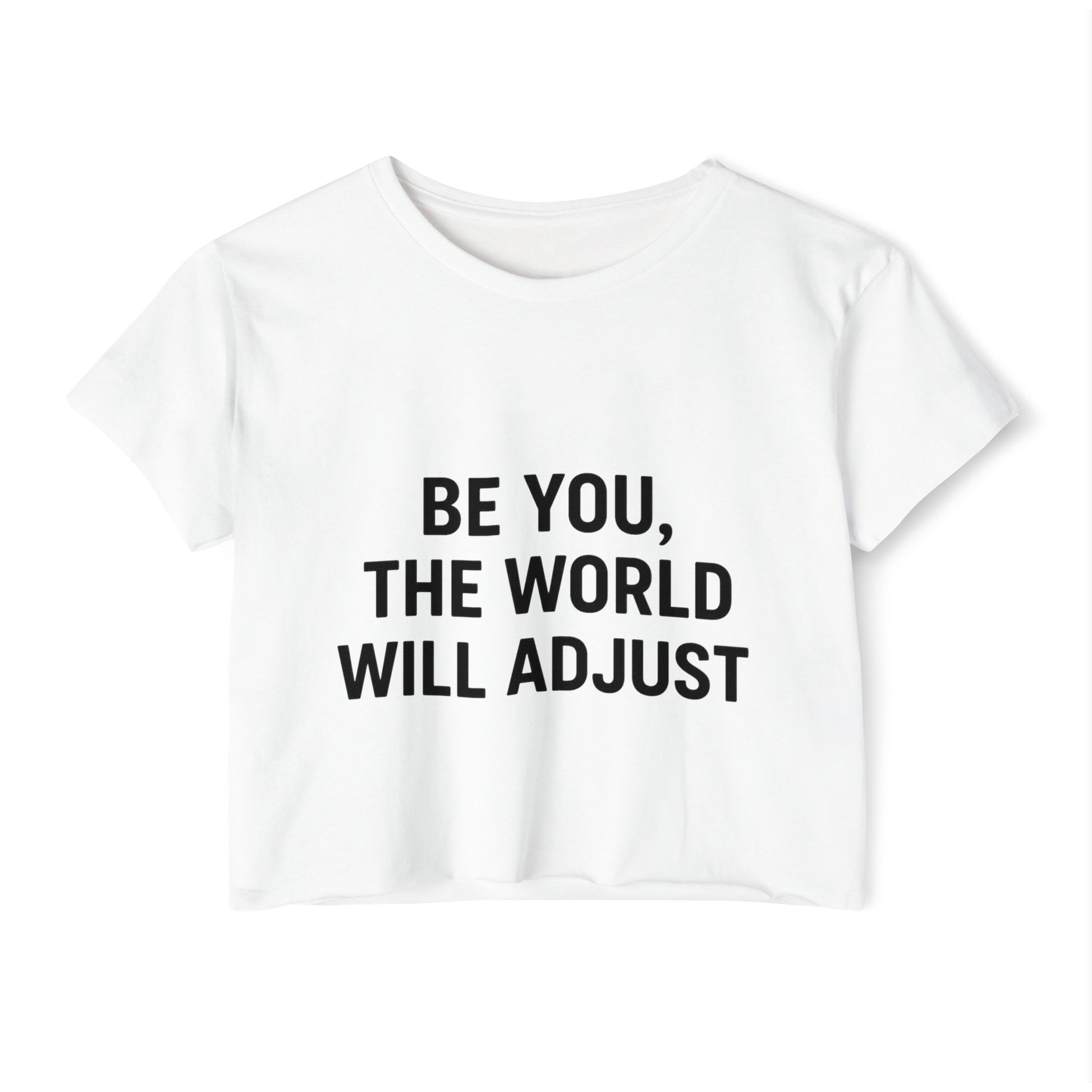 Women's Affirmation Crop Top, Trendy Summer Top, Festival Wear, Inspirational Fashion, Casual Chic, Gift for Her - Toddcraft