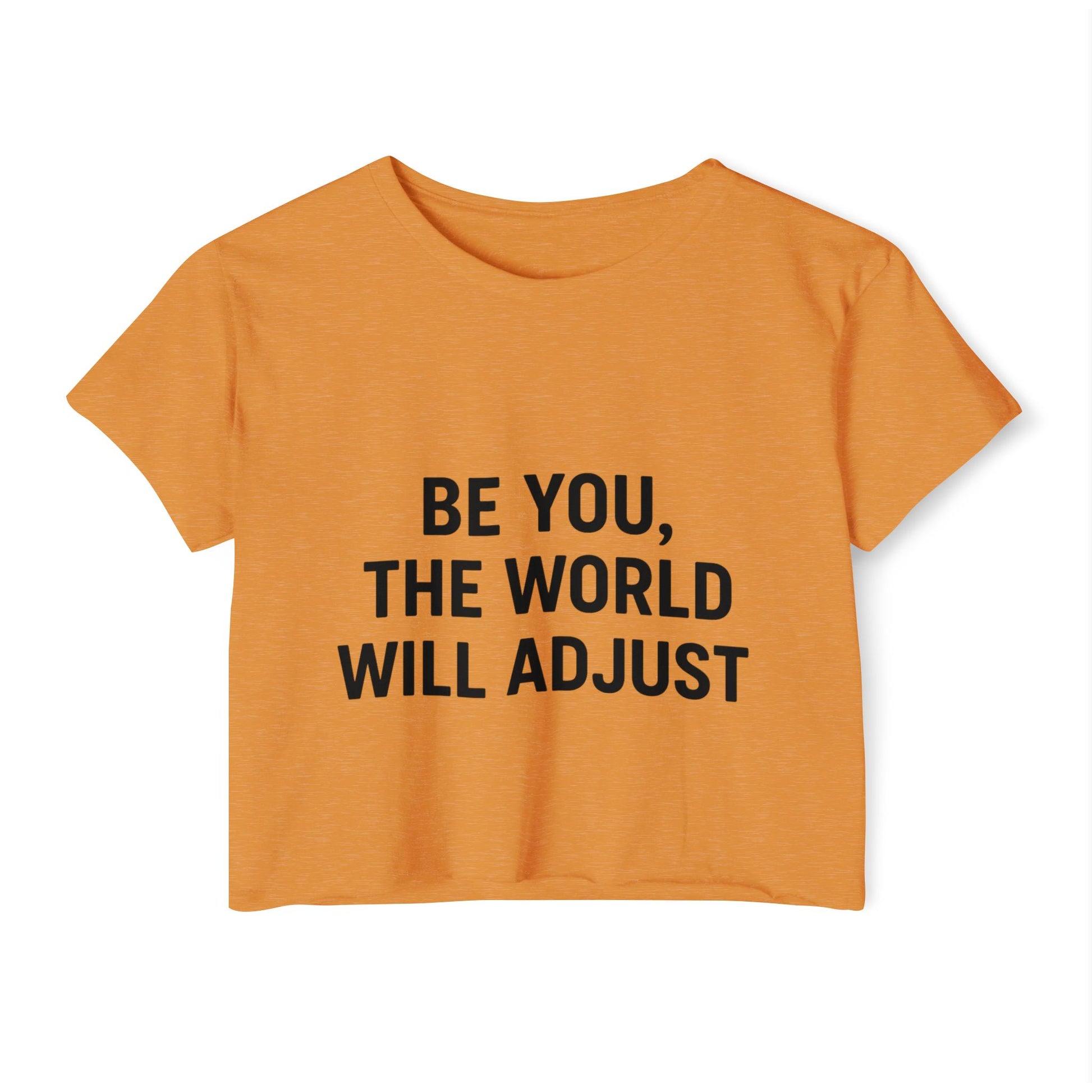 Women's Affirmation Crop Top, Trendy Summer Top, Festival Wear, Inspirational Fashion, Casual Chic, Gift for Her - Toddcraft