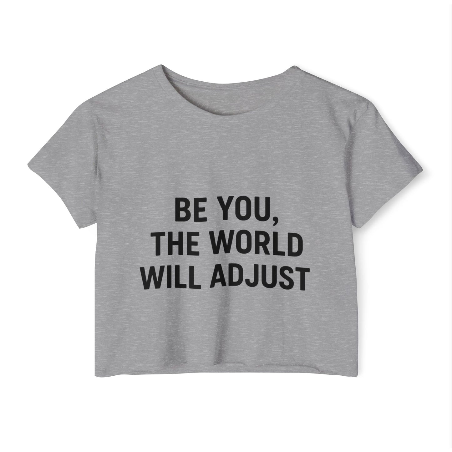 Women's Affirmation Crop Top, Trendy Summer Top, Festival Wear, Inspirational Fashion, Casual Chic, Gift for Her - Toddcraft