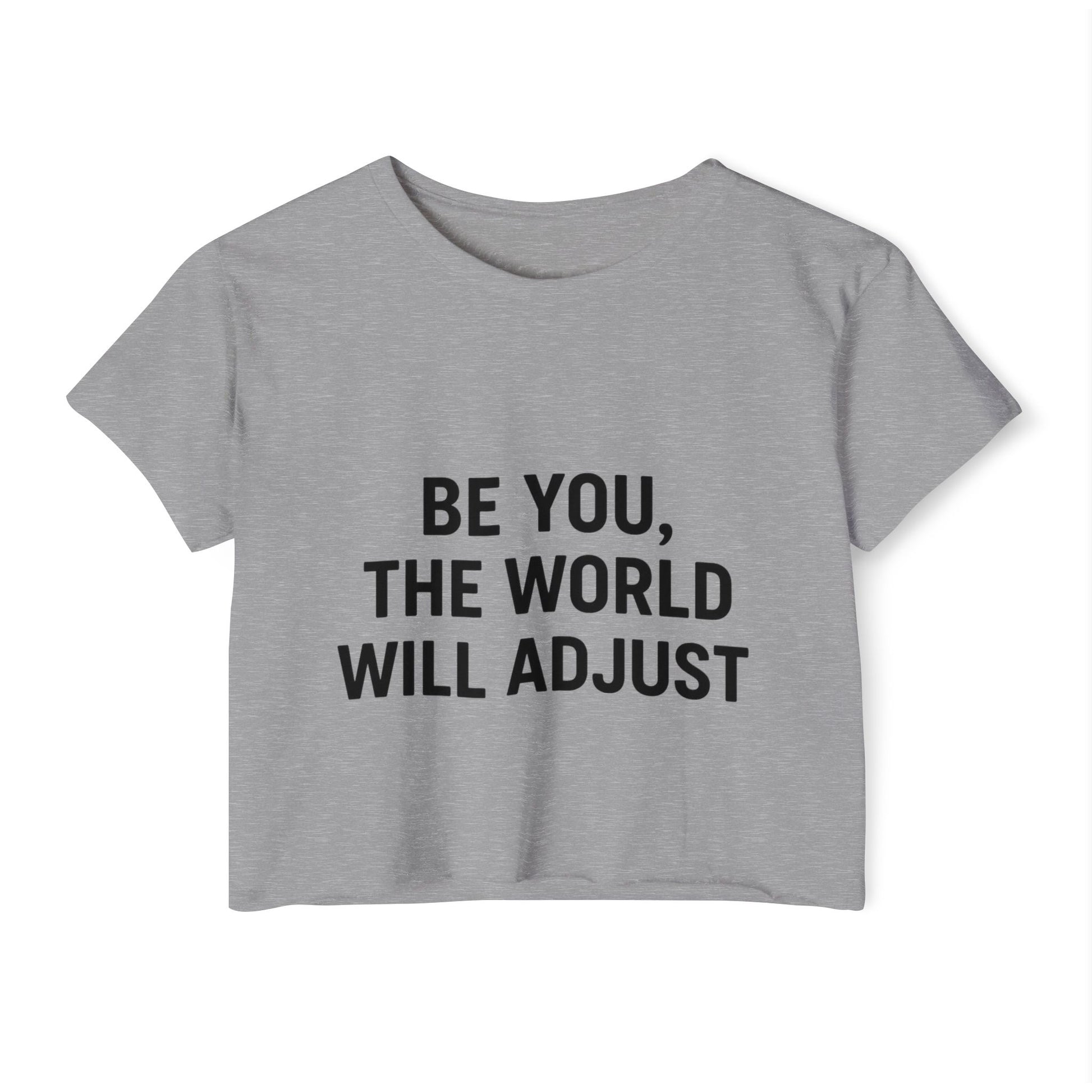 Women's Affirmation Crop Top, Trendy Summer Top, Festival Wear, Inspirational Fashion, Casual Chic, Gift for Her - Toddcraft