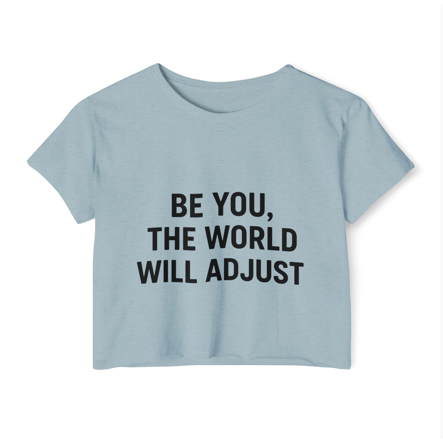 Women's Affirmation Crop Top, Trendy Summer Top, Festival Wear, Inspirational Fashion, Casual Chic, Gift for Her - Toddcraft