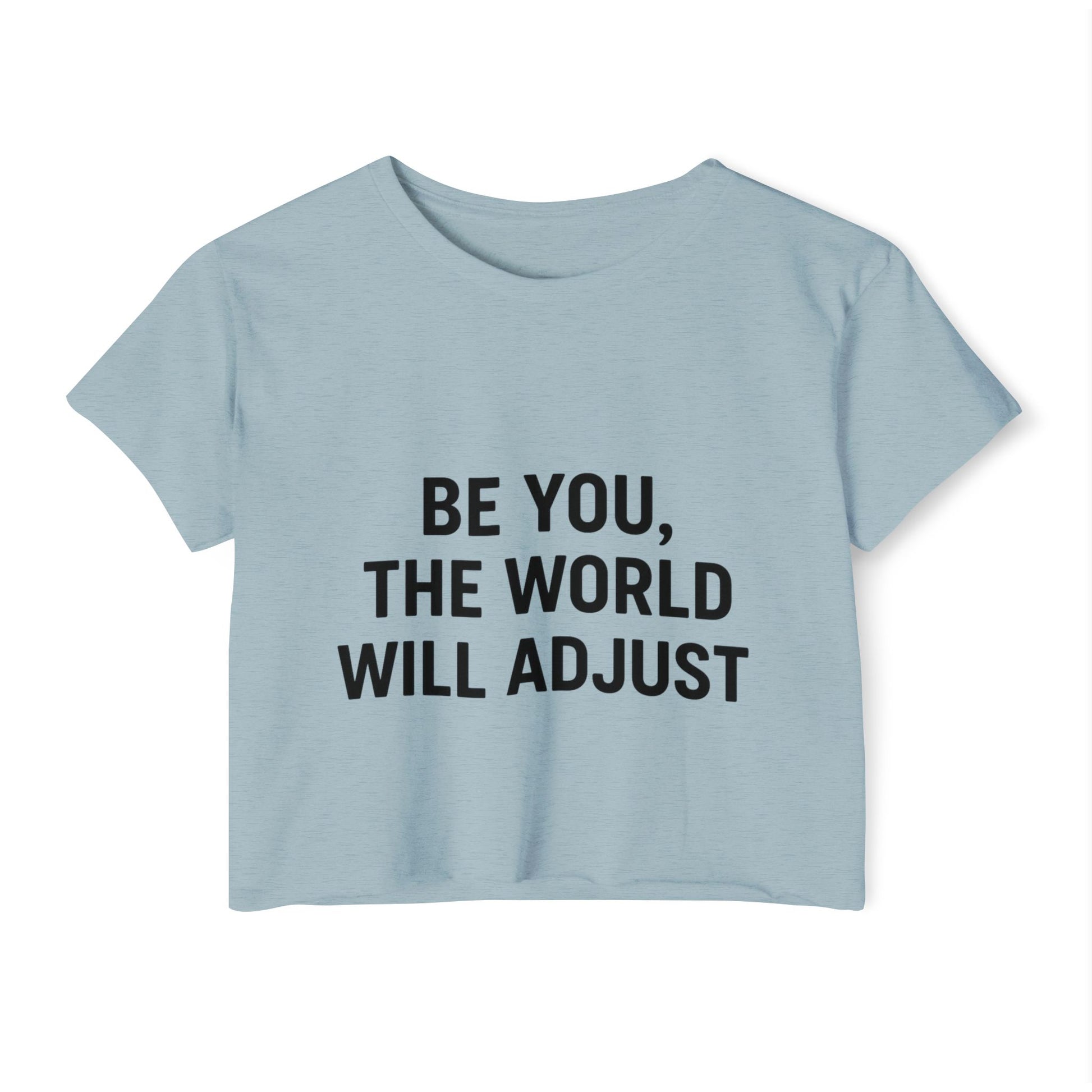 Women's Affirmation Crop Top, Trendy Summer Top, Festival Wear, Inspirational Fashion, Casual Chic, Gift for Her - Toddcraft