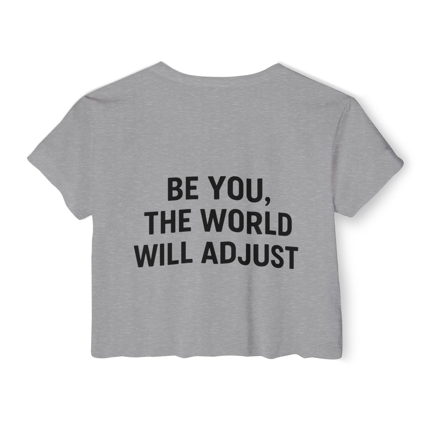 Women's Affirmation Crop Top, Trendy Summer Top, Festival Wear, Inspirational Fashion, Casual Chic, Gift for Her - Toddcraft