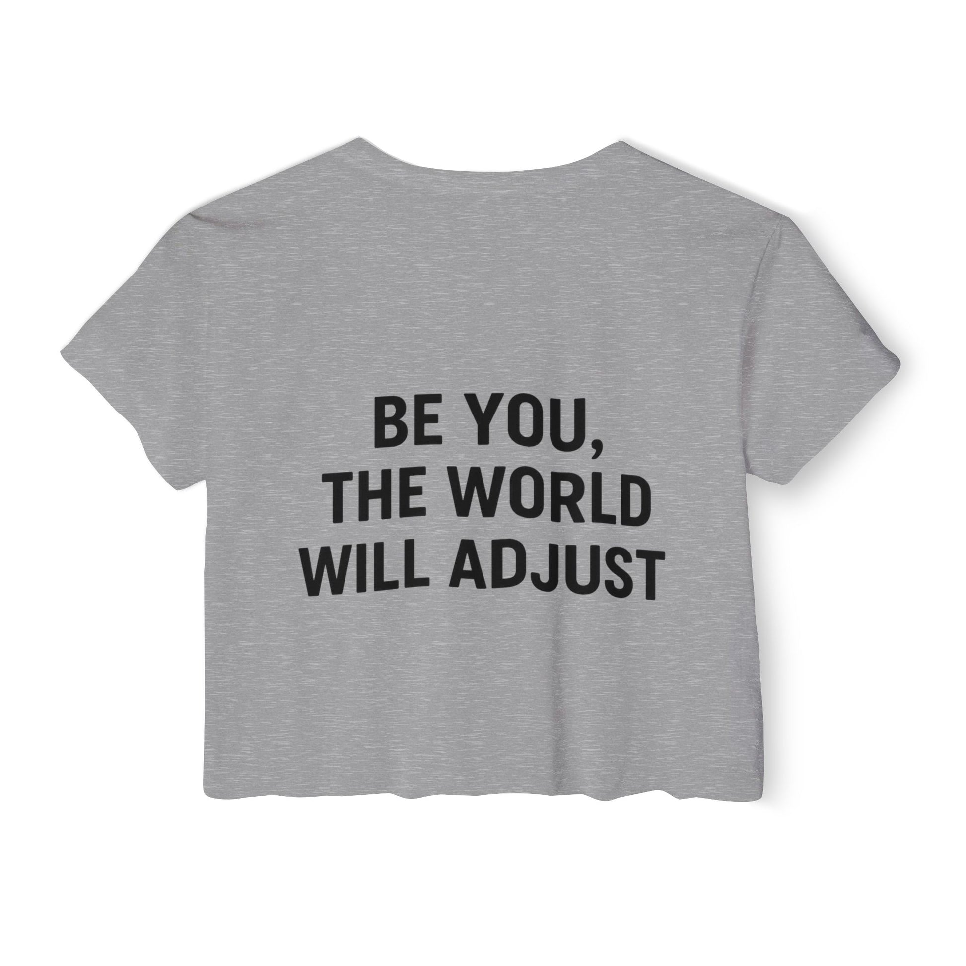 Women's Affirmation Crop Top, Trendy Summer Top, Festival Wear, Inspirational Fashion, Casual Chic, Gift for Her - Toddcraft