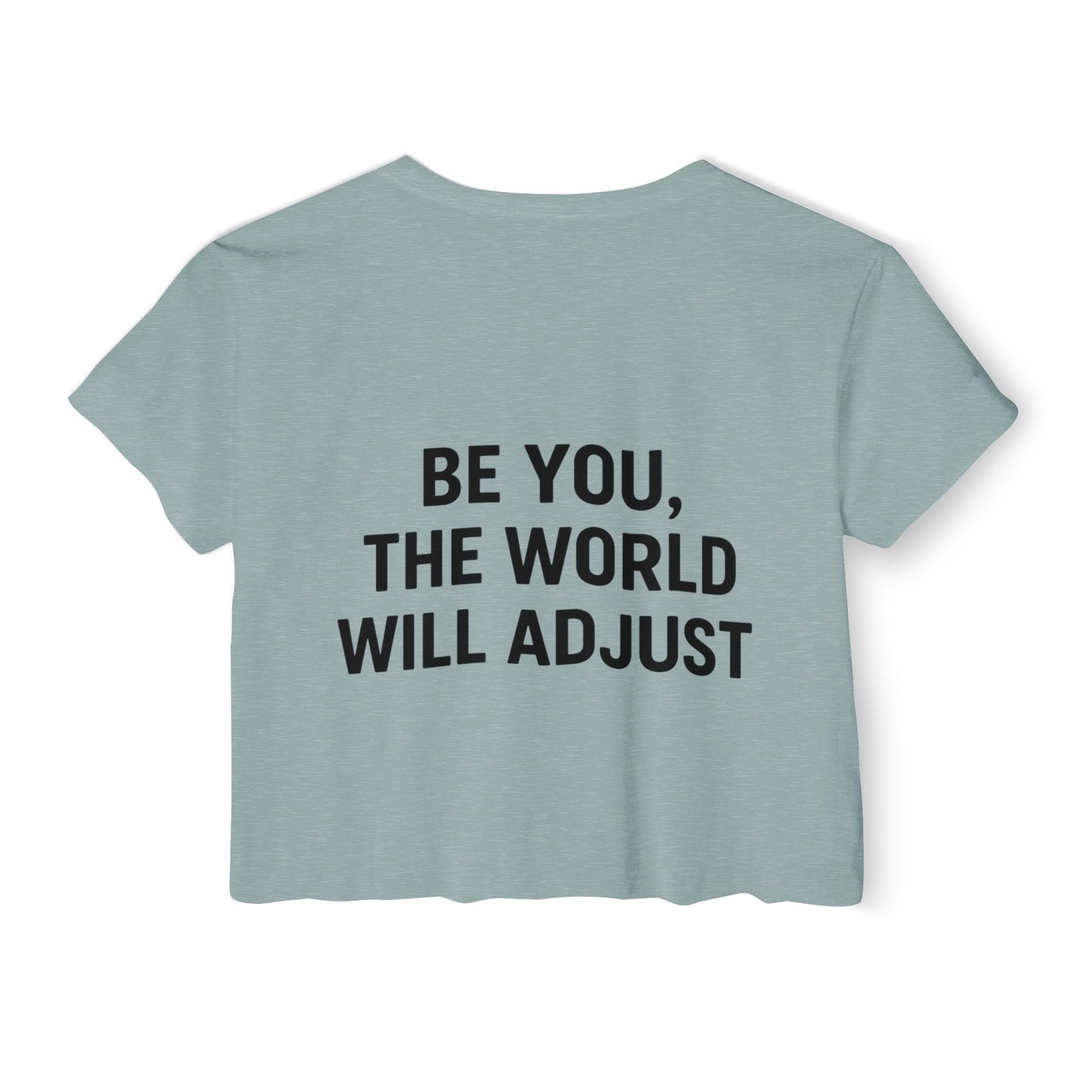 Women's Affirmation Crop Top, Trendy Summer Top, Festival Wear, Inspirational Fashion, Casual Chic, Gift for Her - Toddcraft