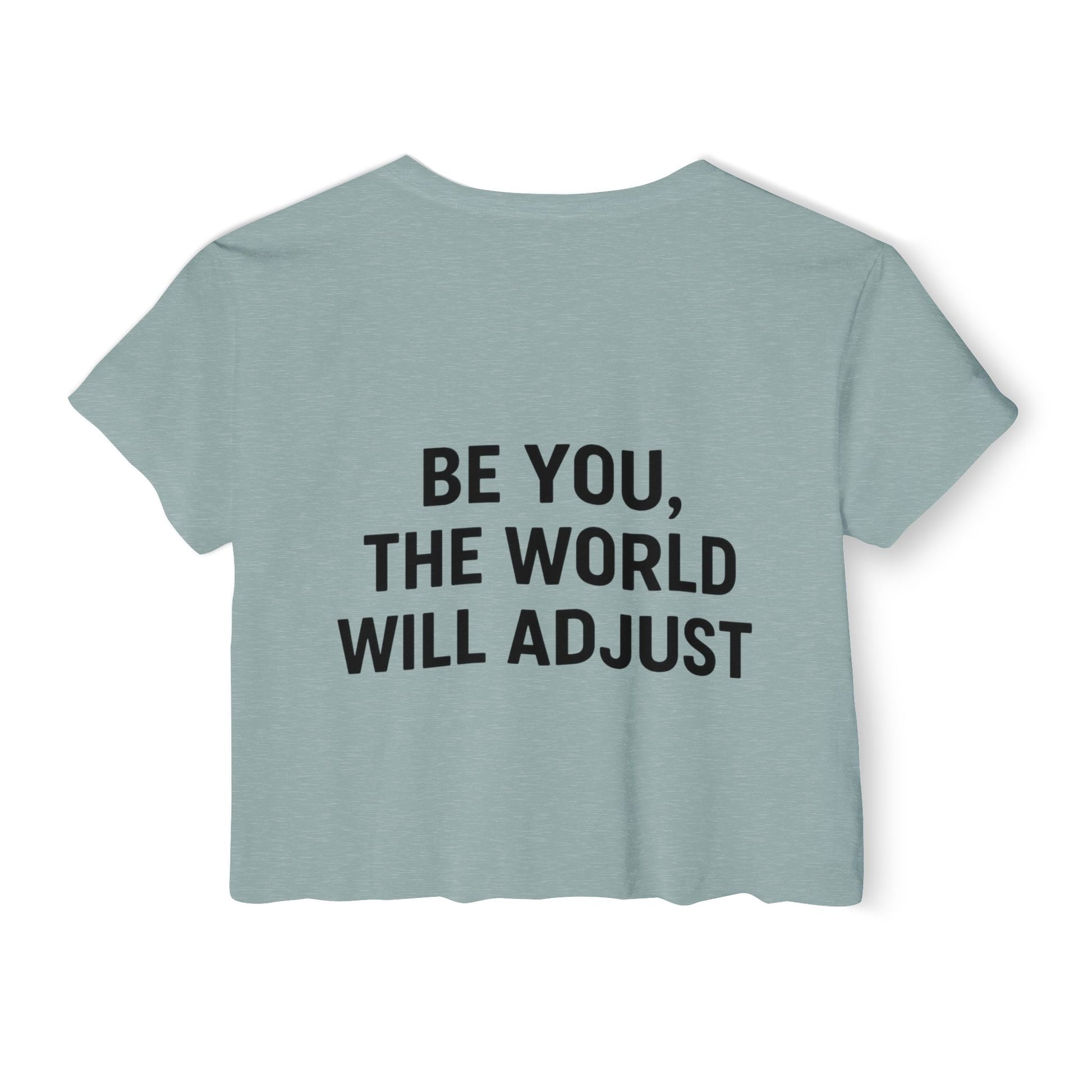 Women's Affirmation Crop Top, Trendy Summer Top, Festival Wear, Inspirational Fashion, Casual Chic, Gift for Her - Toddcraft