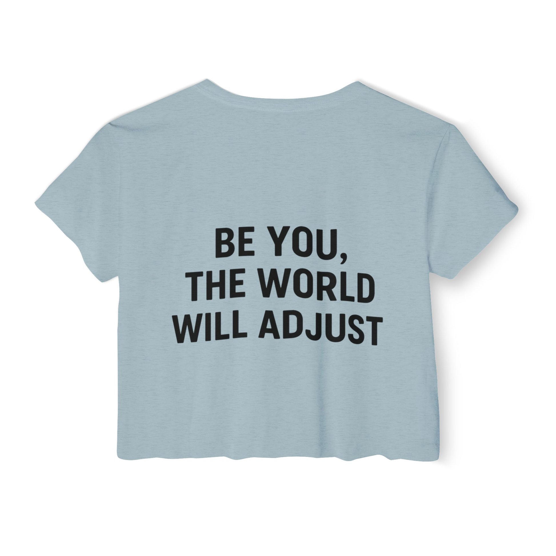 Women's Affirmation Crop Top, Trendy Summer Top, Festival Wear, Inspirational Fashion, Casual Chic, Gift for Her - Toddcraft