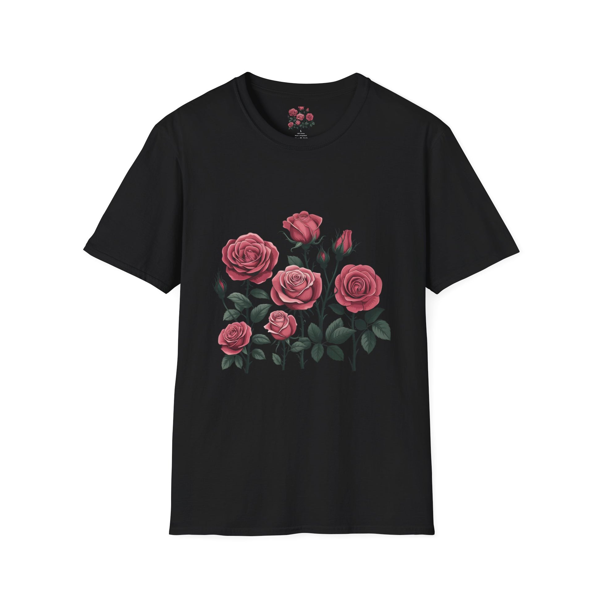 Floral & Sparkle Unisex Softstyle T-Shirt - Perfect for Gifts, Birthdays, Mother's Day, Casual Wear, and Celebrations - Toddcraft