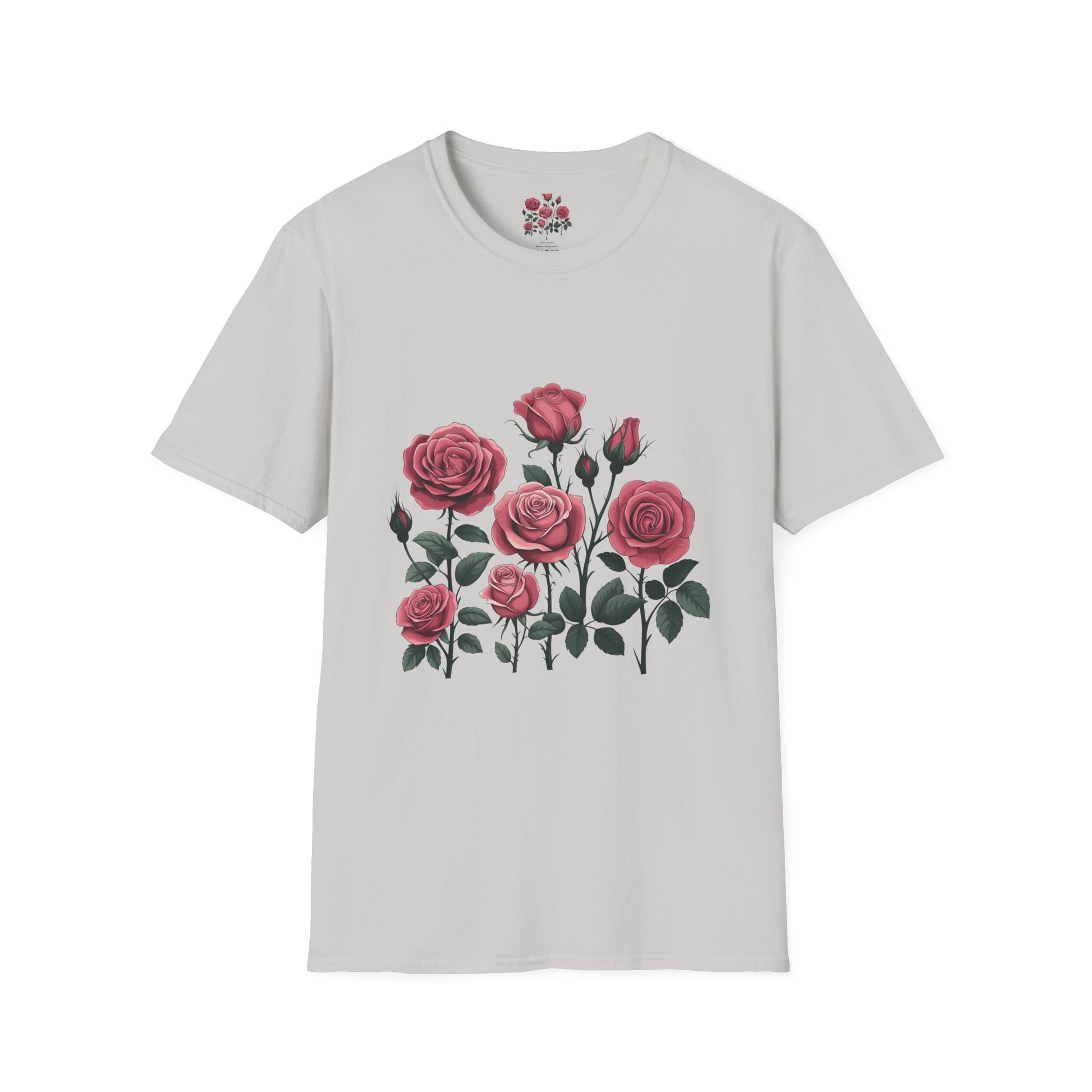 Floral & Sparkle Unisex Softstyle T-Shirt - Perfect for Gifts, Birthdays, Mother's Day, Casual Wear, and Celebrations - Toddcraft