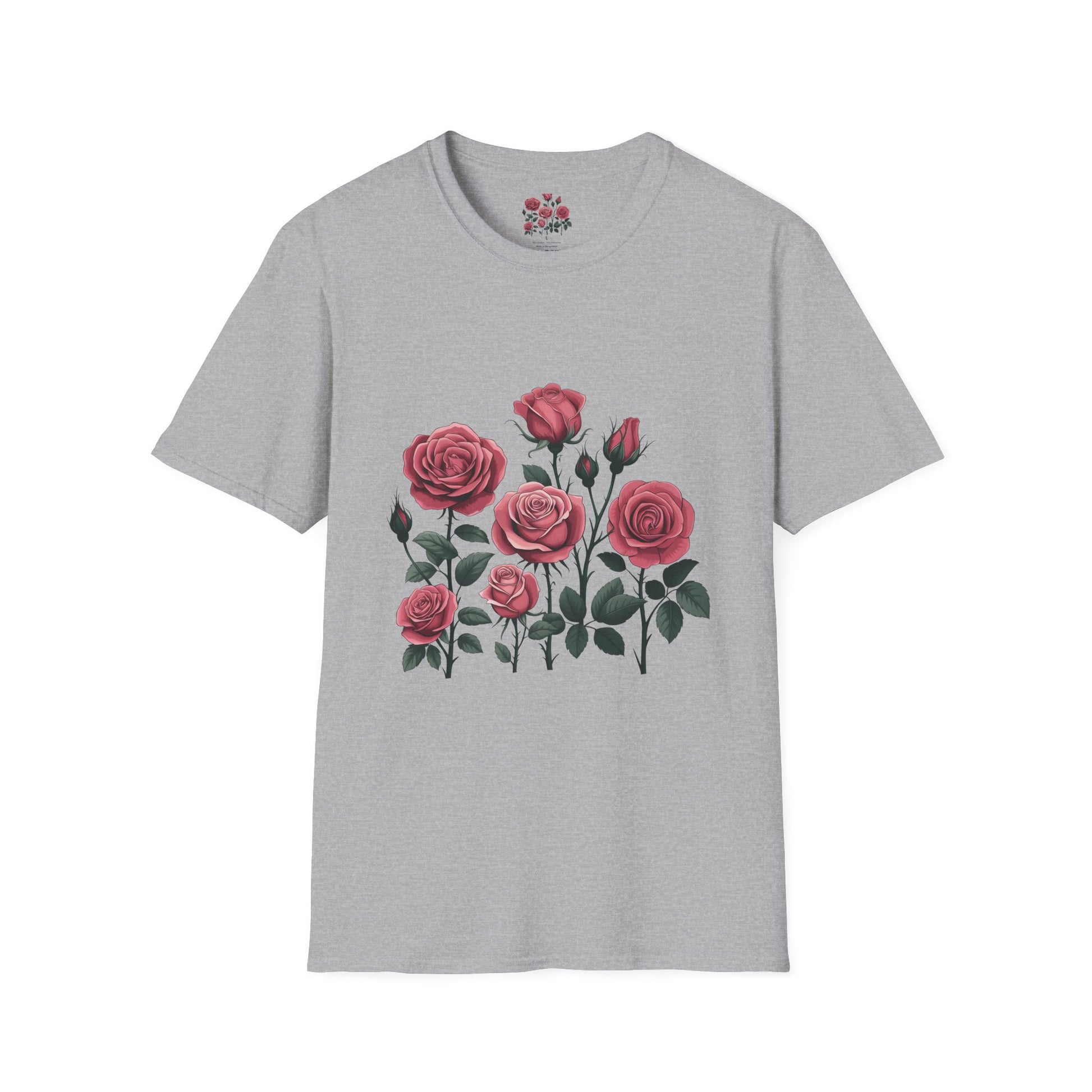 Floral & Sparkle Unisex Softstyle T-Shirt - Perfect for Gifts, Birthdays, Mother's Day, Casual Wear, and Celebrations - Toddcraft