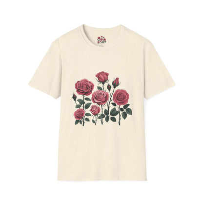 Floral & Sparkle Unisex Softstyle T-Shirt - Perfect for Gifts, Birthdays, Mother's Day, Casual Wear, and Celebrations - Toddcraft