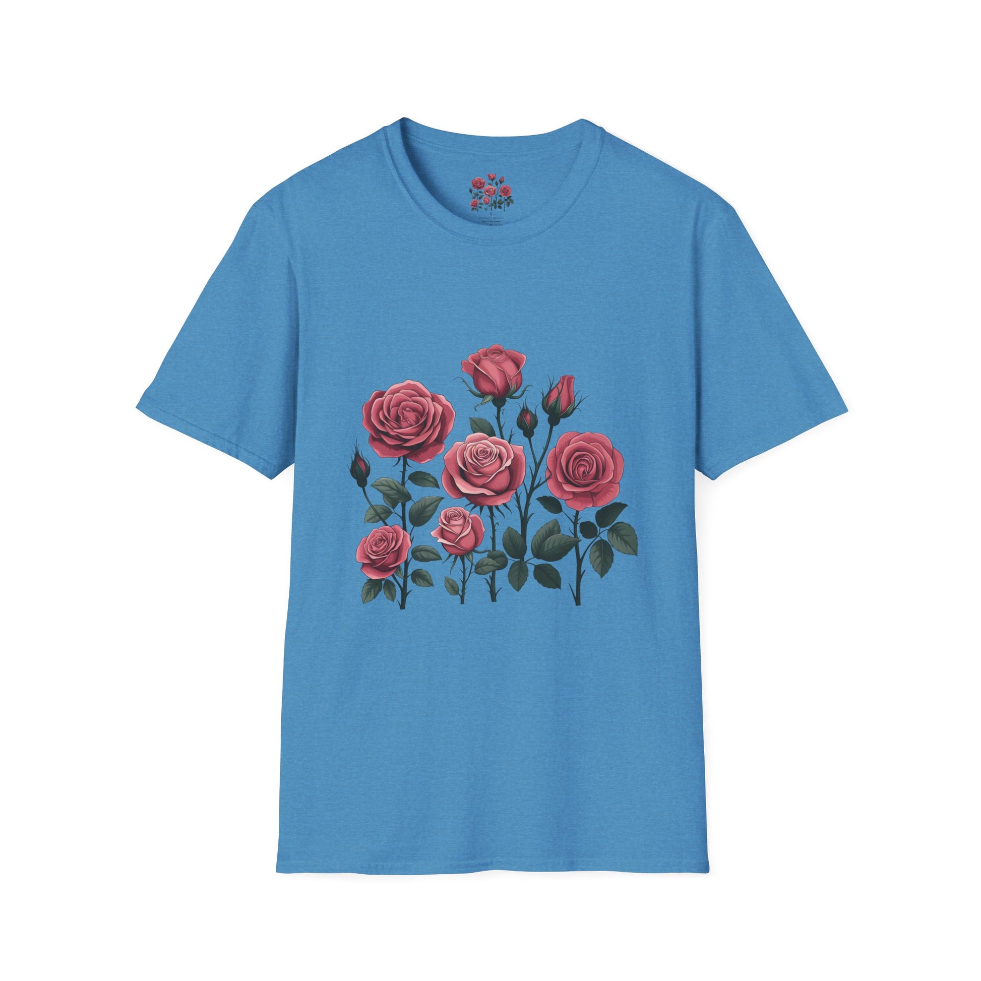 Floral & Sparkle Unisex Softstyle T-Shirt - Perfect for Gifts, Birthdays, Mother's Day, Casual Wear, and Celebrations - Toddcraft