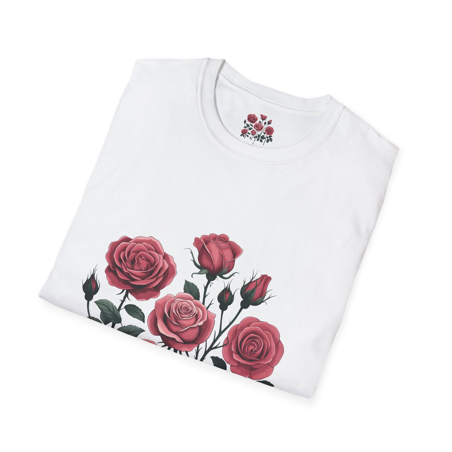 Floral & Sparkle Unisex Softstyle T-Shirt - Perfect for Gifts, Birthdays, Mother's Day, Casual Wear, and Celebrations - Toddcraft
