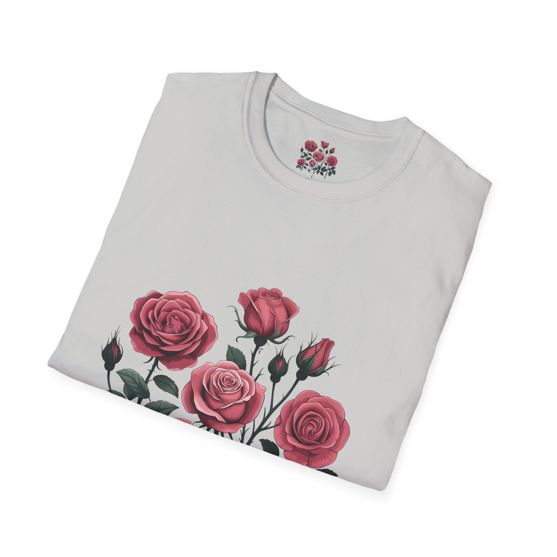 Floral & Sparkle Unisex Softstyle T-Shirt - Perfect for Gifts, Birthdays, Mother's Day, Casual Wear, and Celebrations - Toddcraft