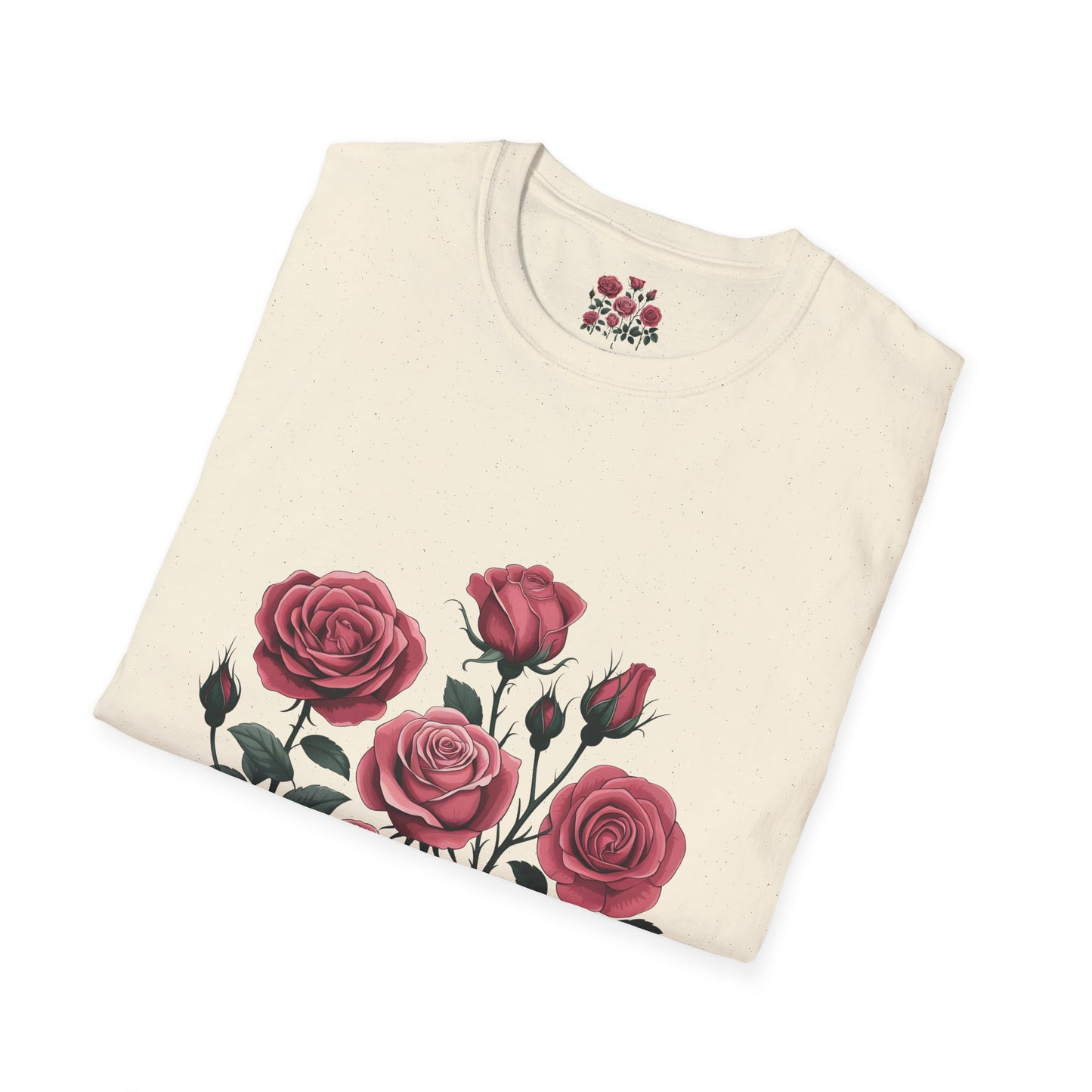 Floral & Sparkle Unisex Softstyle T-Shirt - Perfect for Gifts, Birthdays, Mother's Day, Casual Wear, and Celebrations - Toddcraft