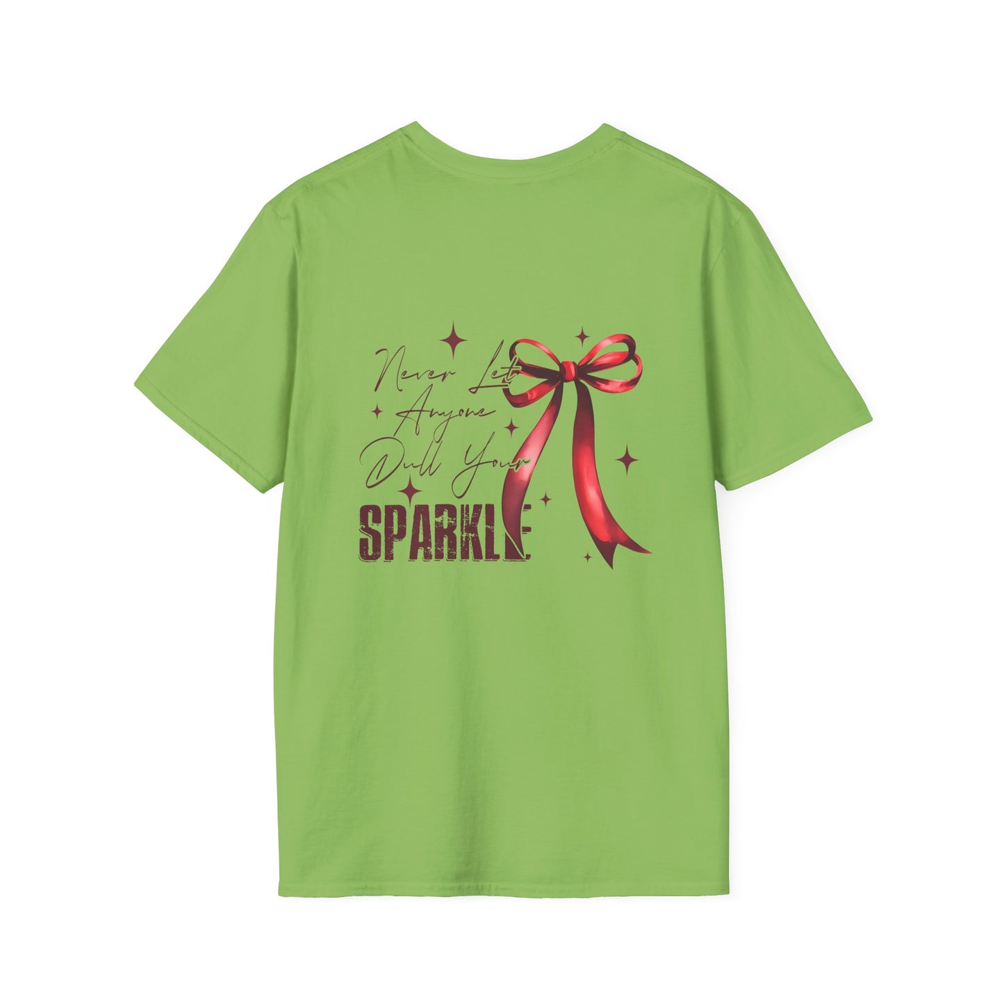 Floral & Sparkle Unisex Softstyle T-Shirt - Perfect for Gifts, Birthdays, Mother's Day, Casual Wear, and Celebrations - Toddcraft