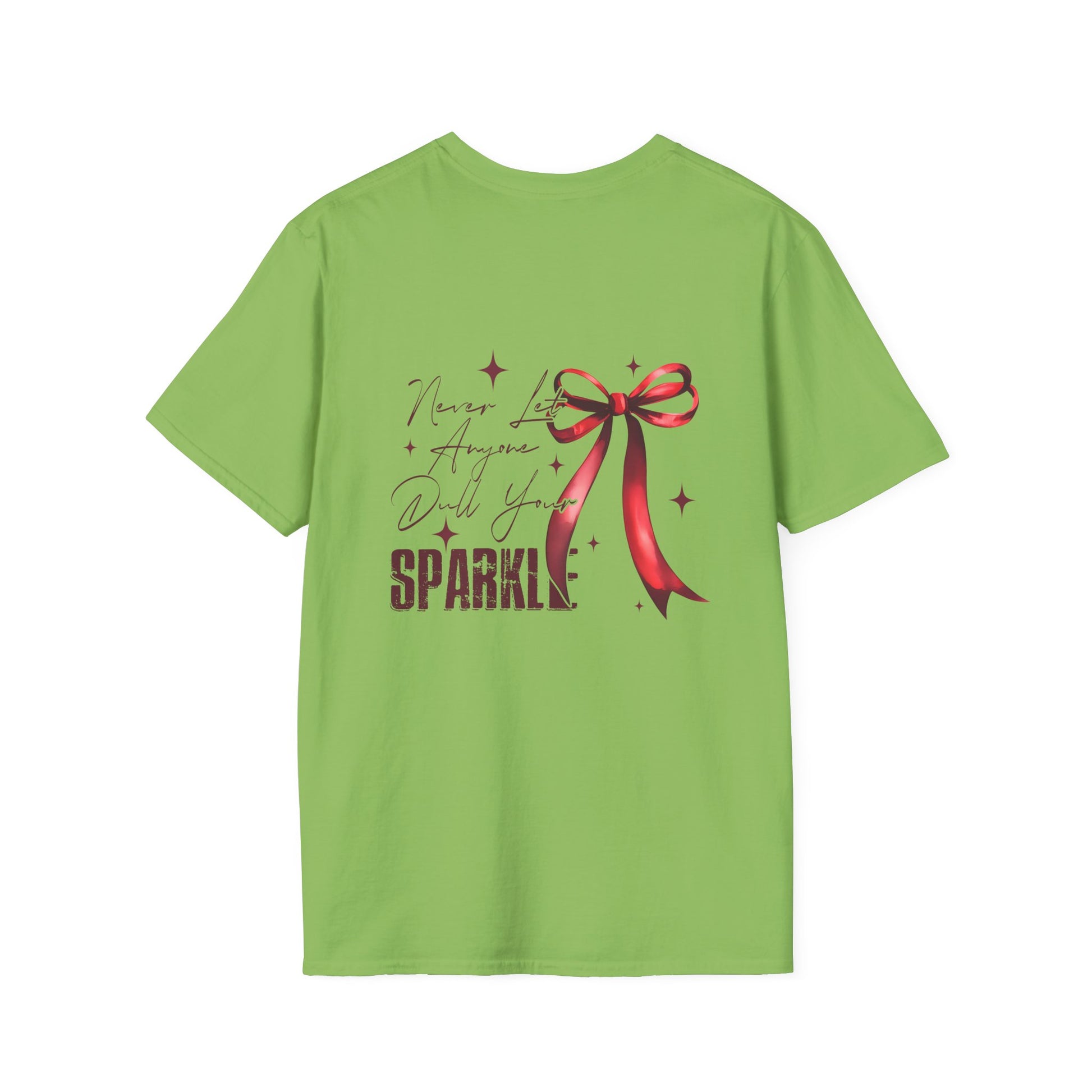 Floral & Sparkle Unisex Softstyle T-Shirt - Perfect for Gifts, Birthdays, Mother's Day, Casual Wear, and Celebrations - Toddcraft