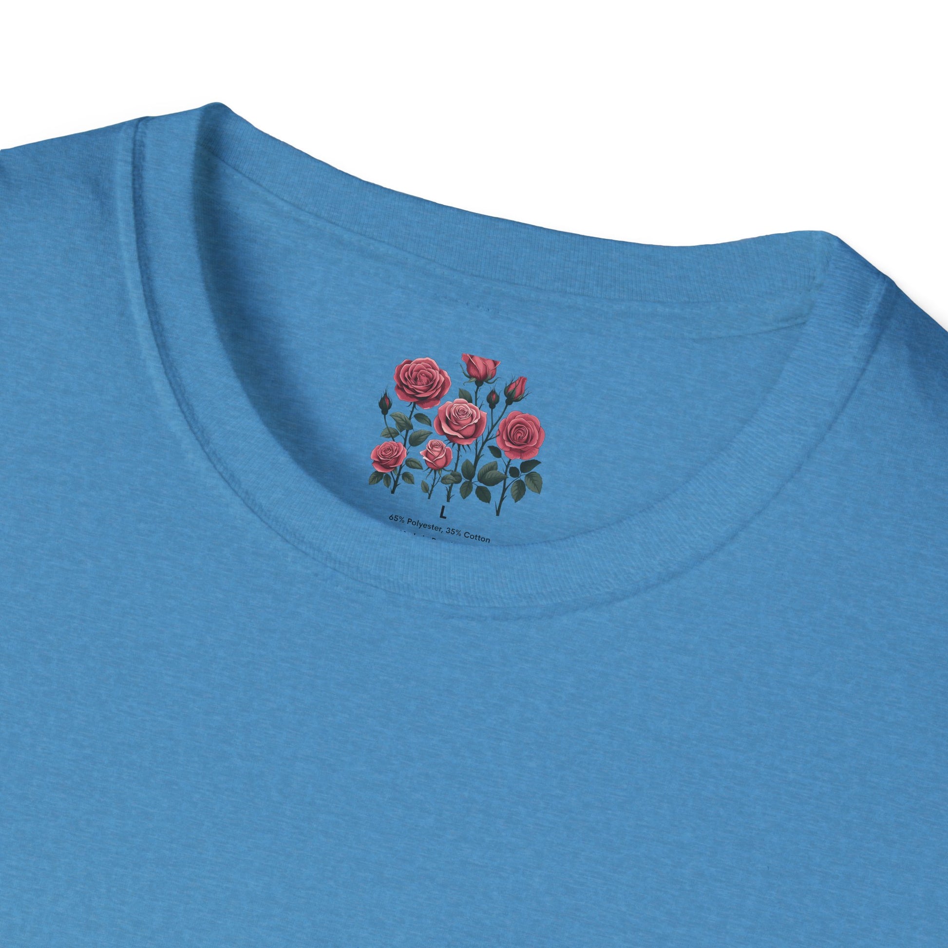 Floral & Sparkle Unisex Softstyle T-Shirt - Perfect for Gifts, Birthdays, Mother's Day, Casual Wear, and Celebrations - Toddcraft