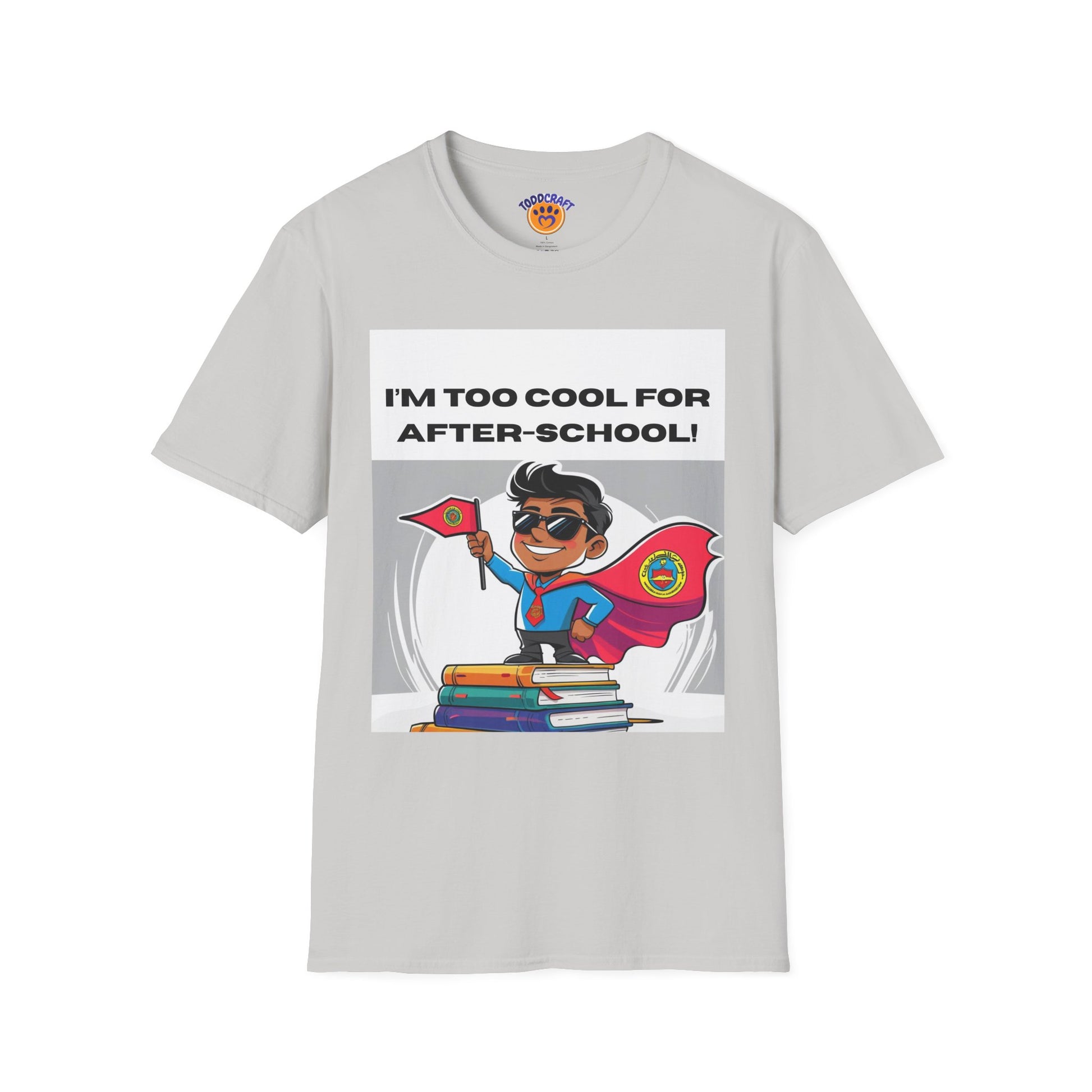 Superhero After-School Cool T-Shirt, Fun Kids Tee, Unique Gift for Students, School-Themed T-Shirt, Kids Birthday Present, Funny [...] - Toddcraft