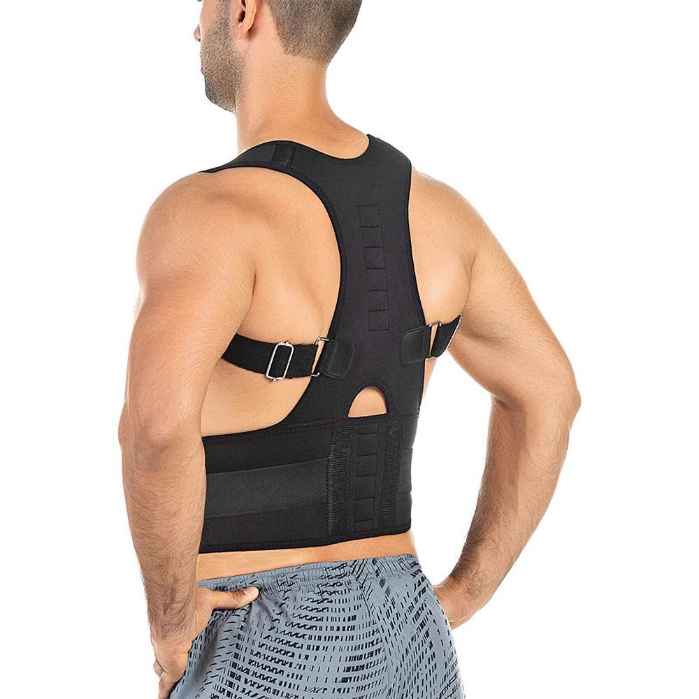 Posture Corrector Support Magnetic Back Shoulder Brace Belt Band For - Toddcraft