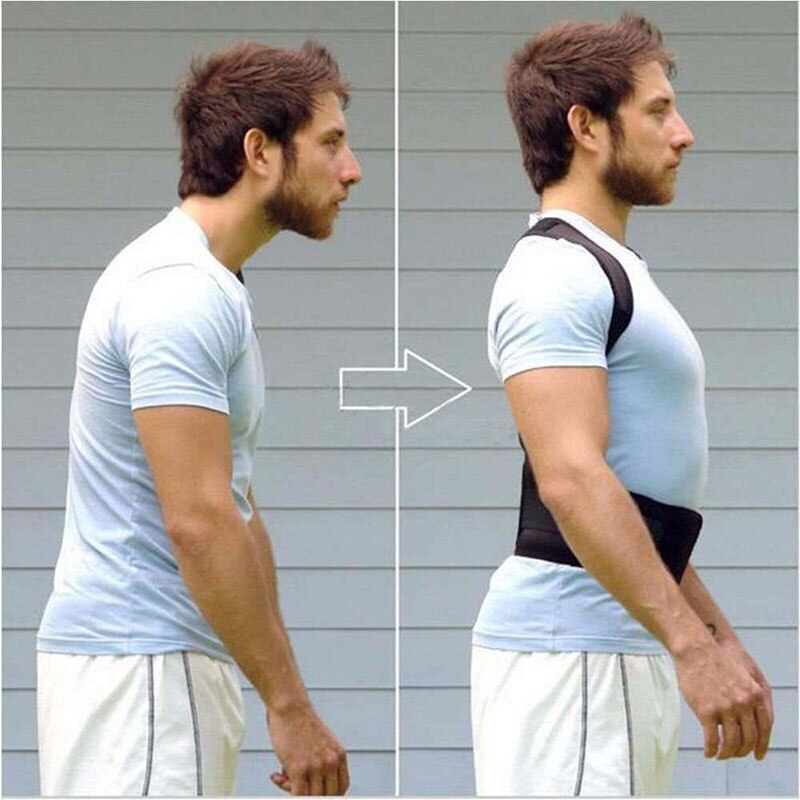 Posture Corrector Support Magnetic Back Shoulder Brace Belt Band For - Toddcraft