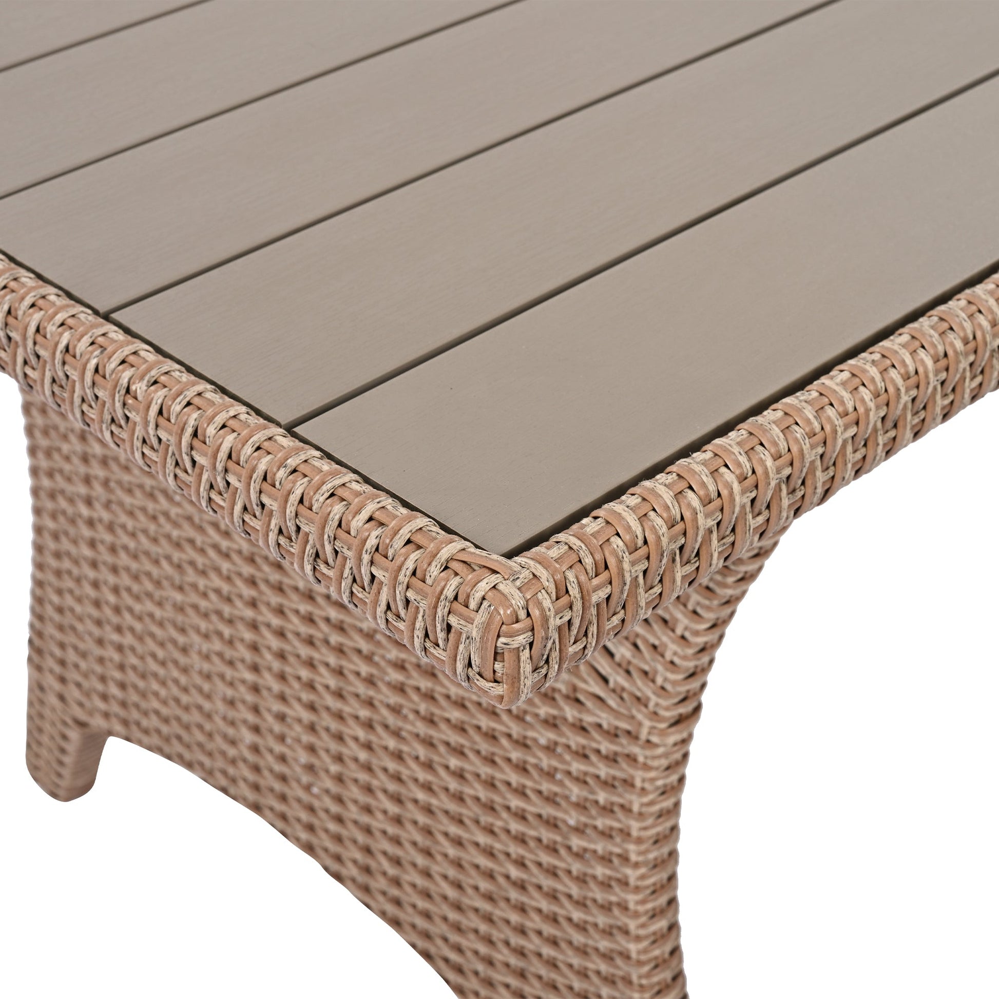 6-Piece Outdoor Rattan Wicker Set Patio Garden Backyard Sofa, Chair, - Toddcraft