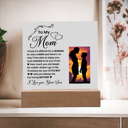 Decorative Plaques To the best mom in the world I love you from your son - Toddcraft