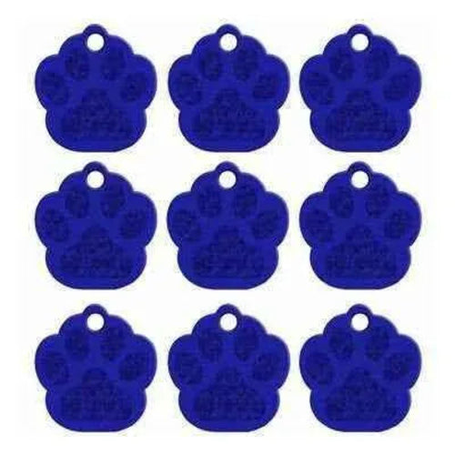 Dog Paw ID Tag - Custom Personalized Pet Name Tags - Toddcraft