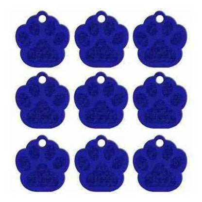 Dog Paw ID Tag - Custom Personalized Pet Name Tags - Toddcraft