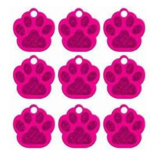 Dog Paw ID Tag - Custom Personalized Pet Name Tags - Toddcraft