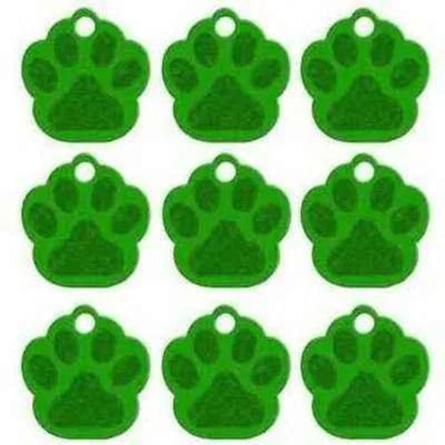 Dog Paw ID Tag - Custom Personalized Pet Name Tags - Toddcraft