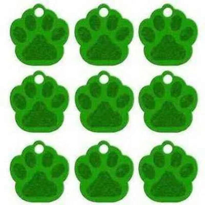 Dog Paw ID Tag - Custom Personalized Pet Name Tags - Toddcraft