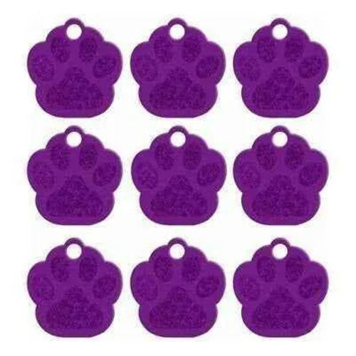 Dog Paw ID Tag - Custom Personalized Pet Name Tags - Toddcraft