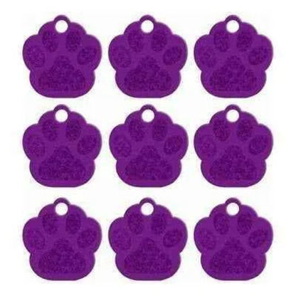 Dog Paw ID Tag - Custom Personalized Pet Name Tags - Toddcraft